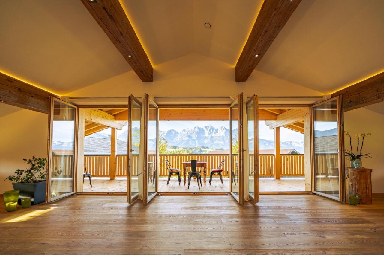 Mountain Vista - Bio Yoga Hof Apartman Kitzbühel Kültér fotó